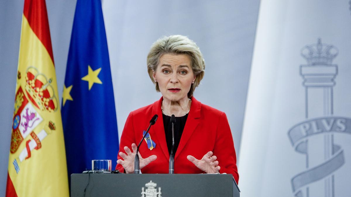 La presidenta de la Comisión Europea, Ursula von der Leyen.