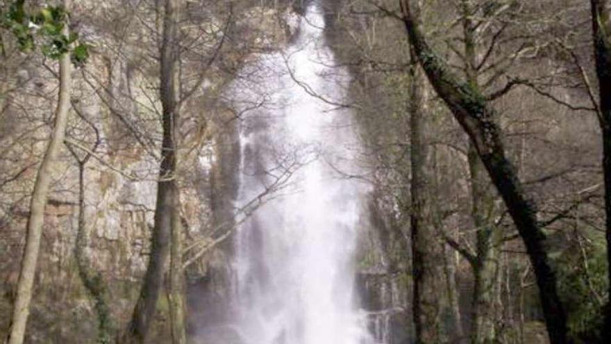 La cascada de Oneta, en Villayón.