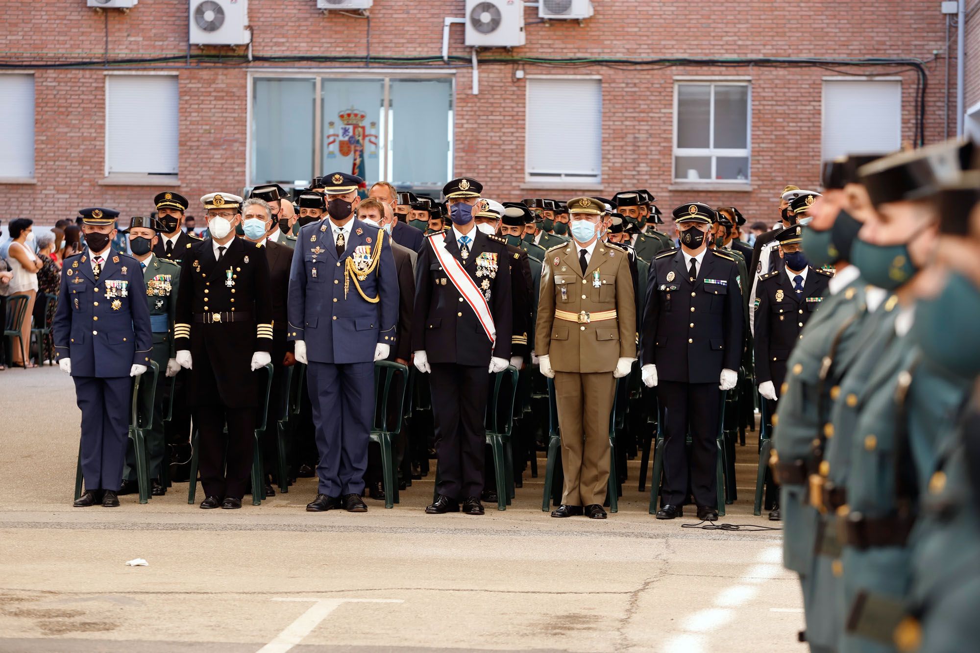 Celebración de la patrona de la Guardia Civil en la Comandancia de Málaga