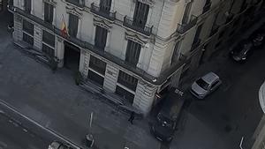 L’edifici de la comissaria de la Policia Nacional a la Via Laietana de Barcelona.   | FERRAN NADEU