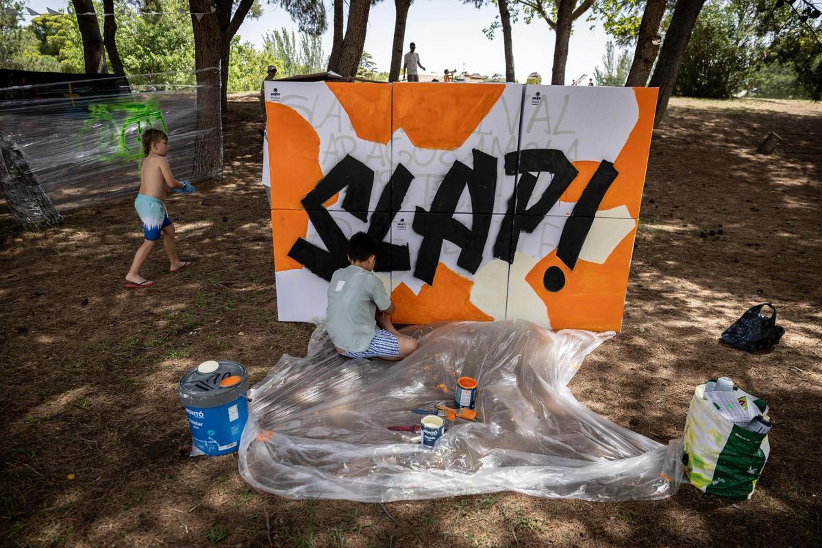Una actividad sobre arte urbano, este sábado en el Slap! Festival.