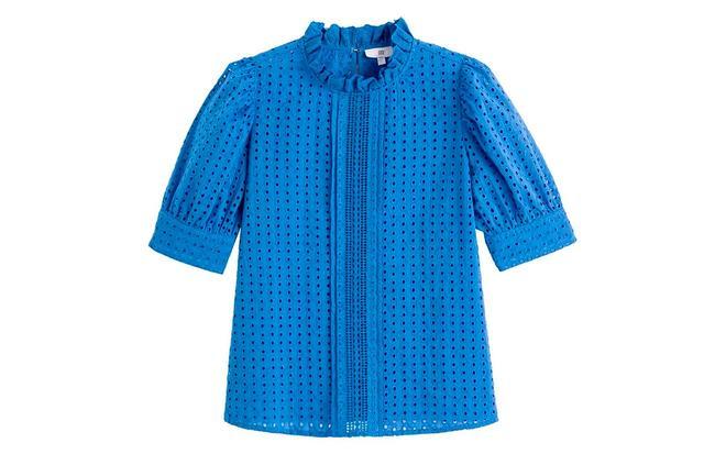 Blusa de cuello alto, de La Redoute