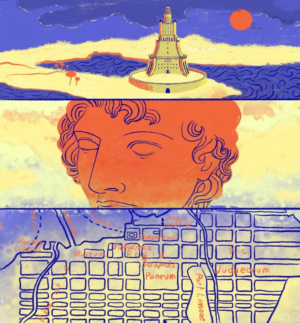 Alejandría, nacida del capricho de Alejandro Magno en el 331 antes de Cristo.