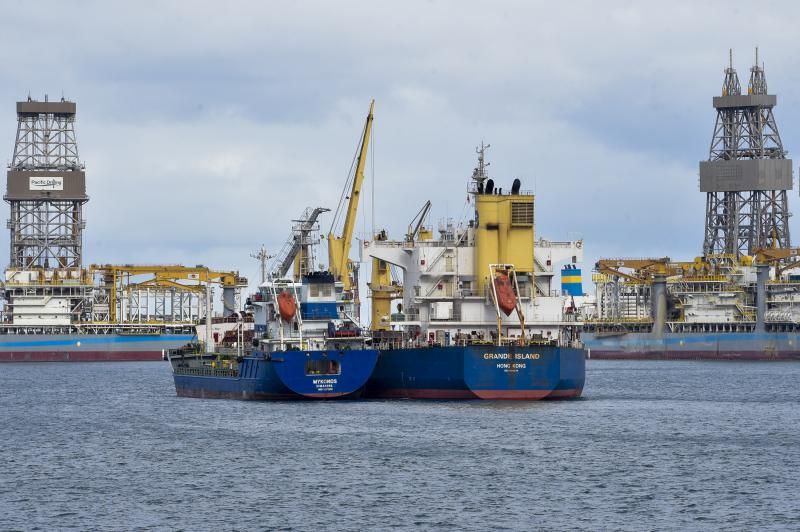 Actividad en el Puerto de Las Palmas de Gran Canaria