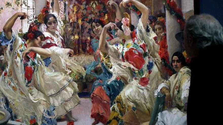 Una de las obras que forman parte de la exposición "Sorolla. Visión de España", que reúne los catorce cuadros que el pintor valenciano pintó en 1919 para la Hispanic Society de Nueva York.