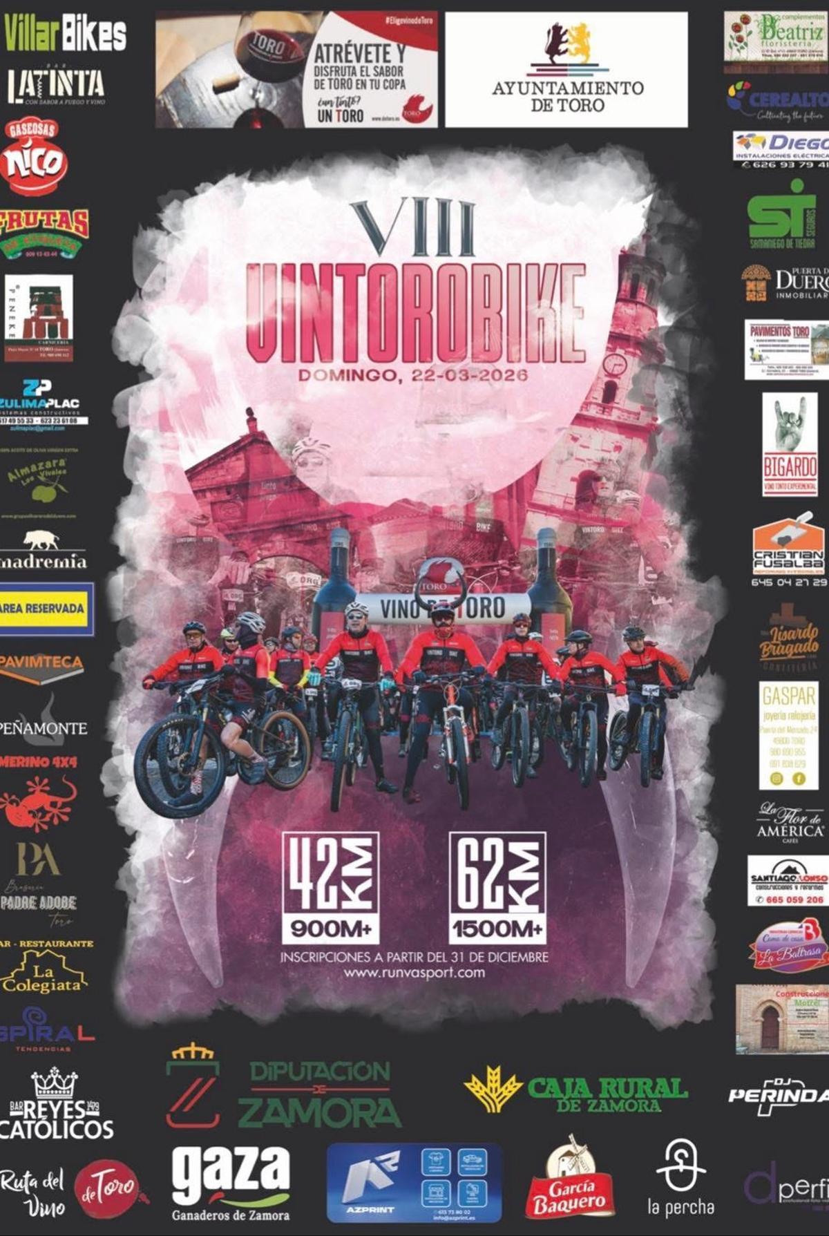 Cartel de presentación de "VintoroBike".