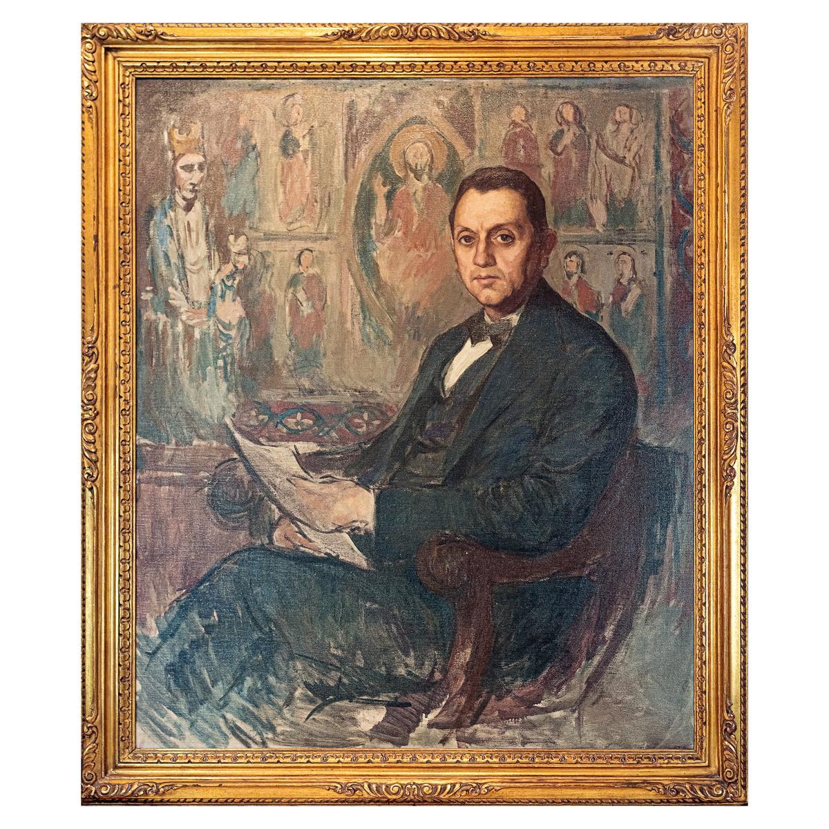'Lluis Plandiura', un retrato inacabado de Ricard Canals