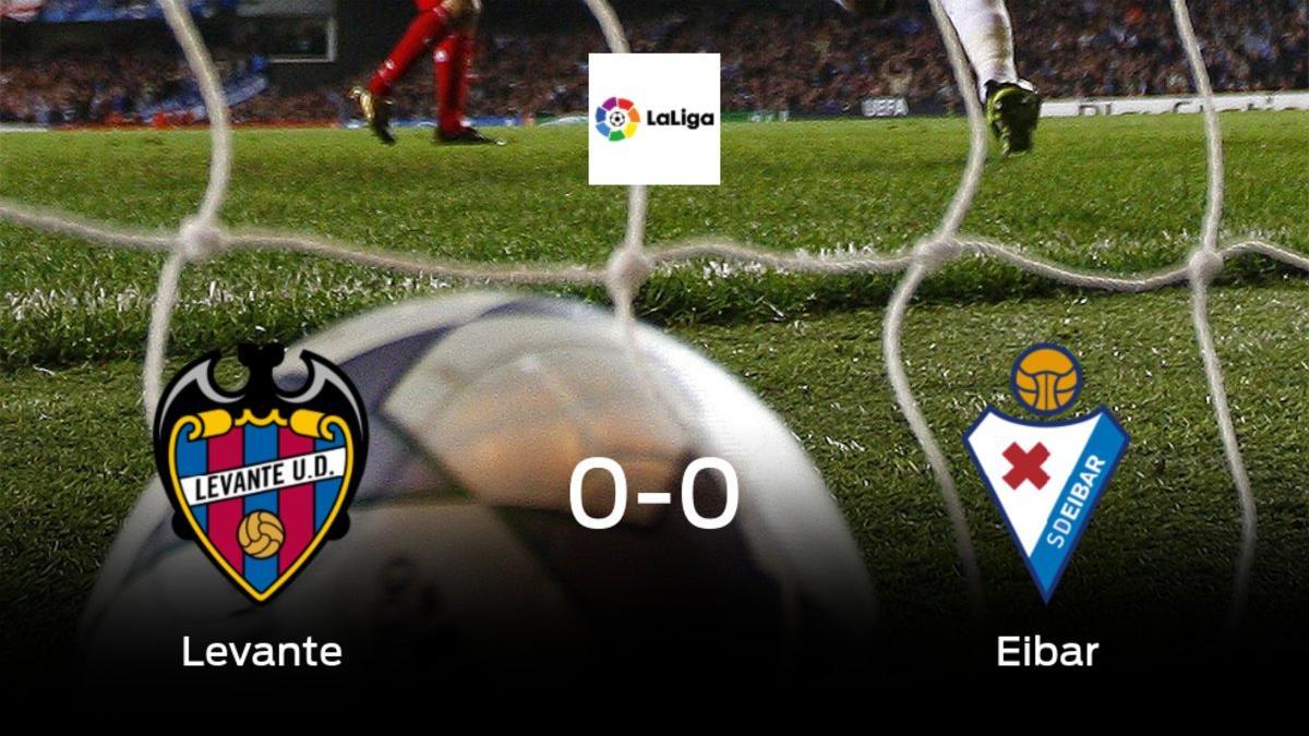 El Levante y el Eibar empatan y se llevan un punto (0-0)