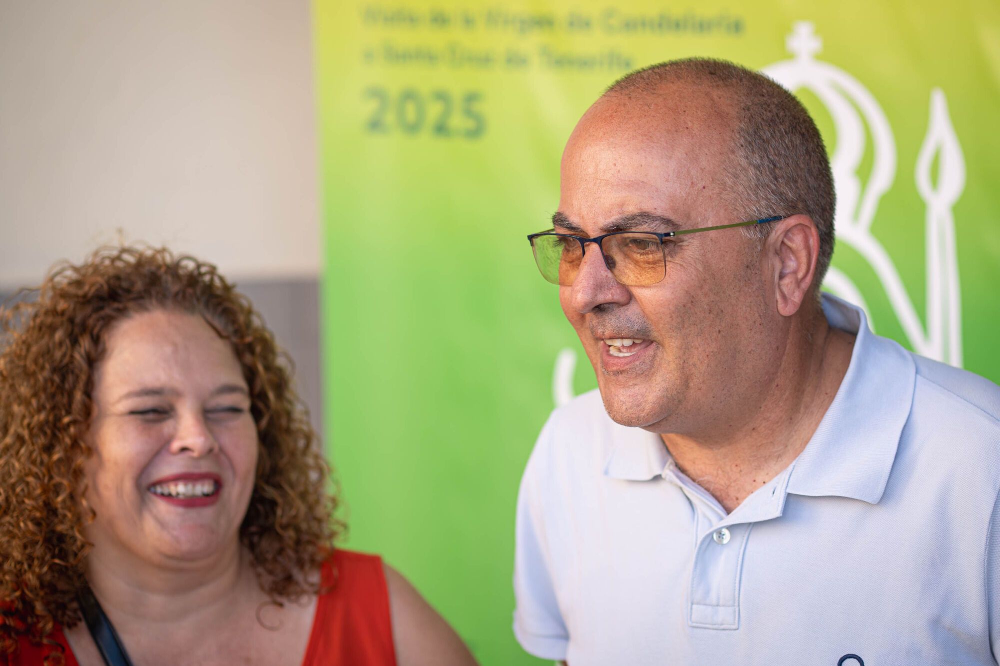 Voluntarios que escoltarán a la Virgen en su visita a Candelaria