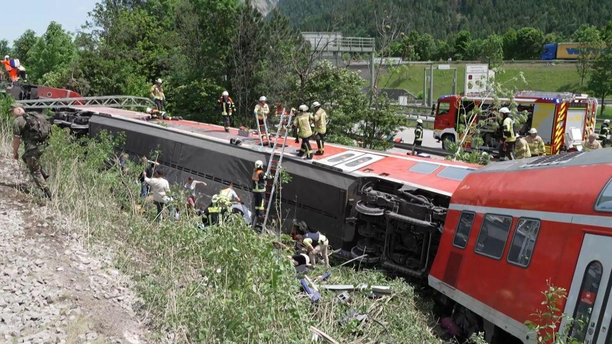 Un tren descarrilado, en imagen de archivo.