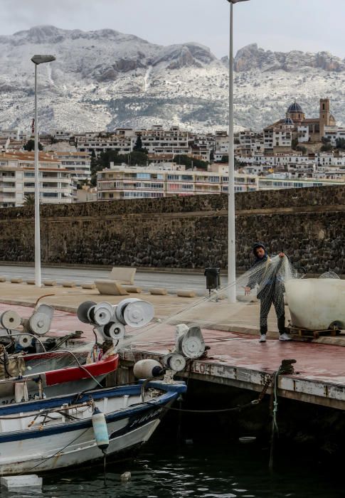 La nieve en la Marina Baixa