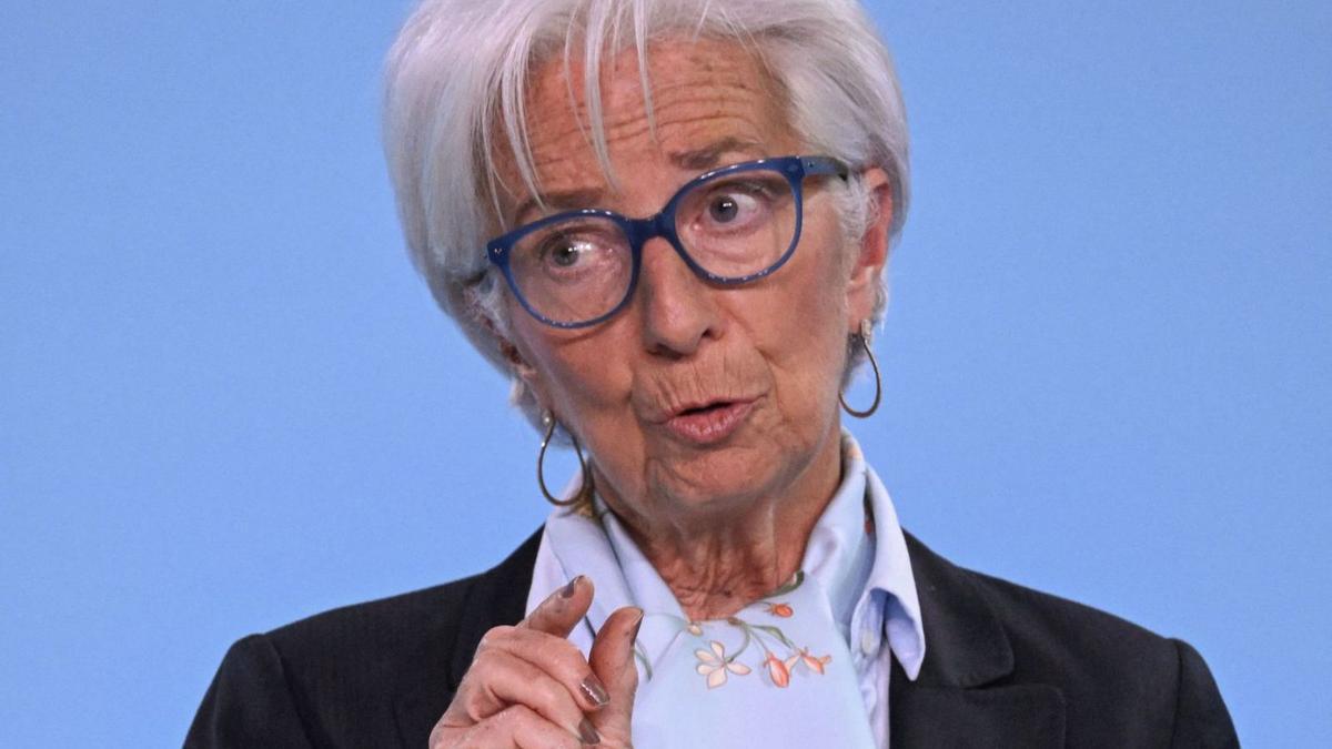 Christine Lagarde, presidenta del Banc Central Europeu (BCE). | KIRILL KUDRYAVTSEV / AFP
