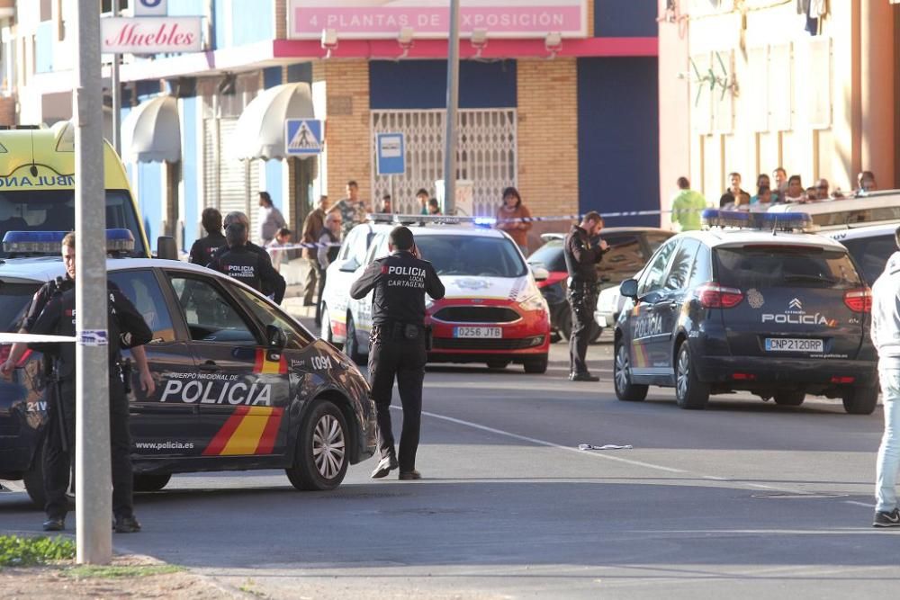 Dos muertos en un tiroteo en Las Seiscientas de Cartagena