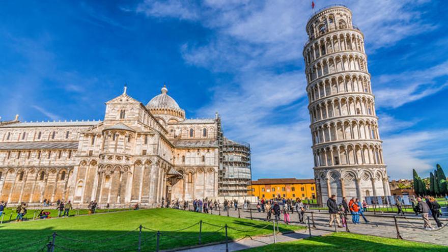 La torre de Pisa, una de las más populares.