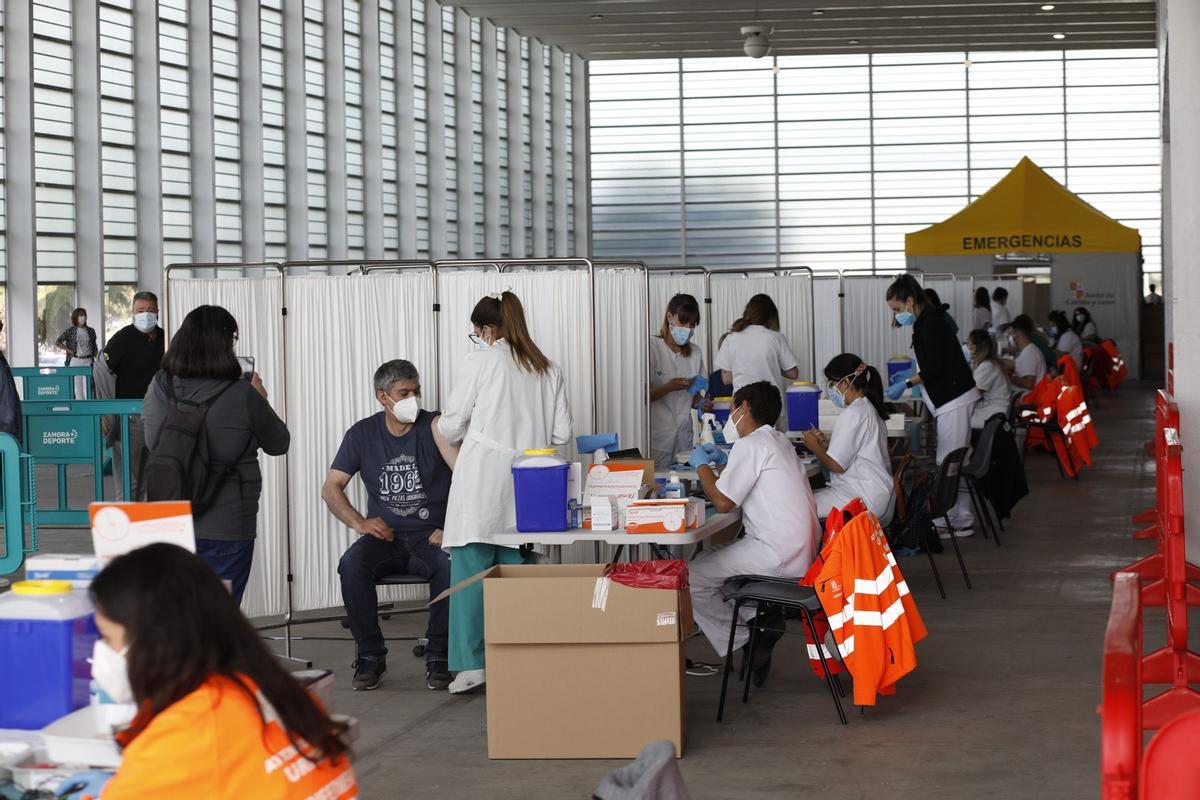 Vacunación contra el COVID en Zamora.