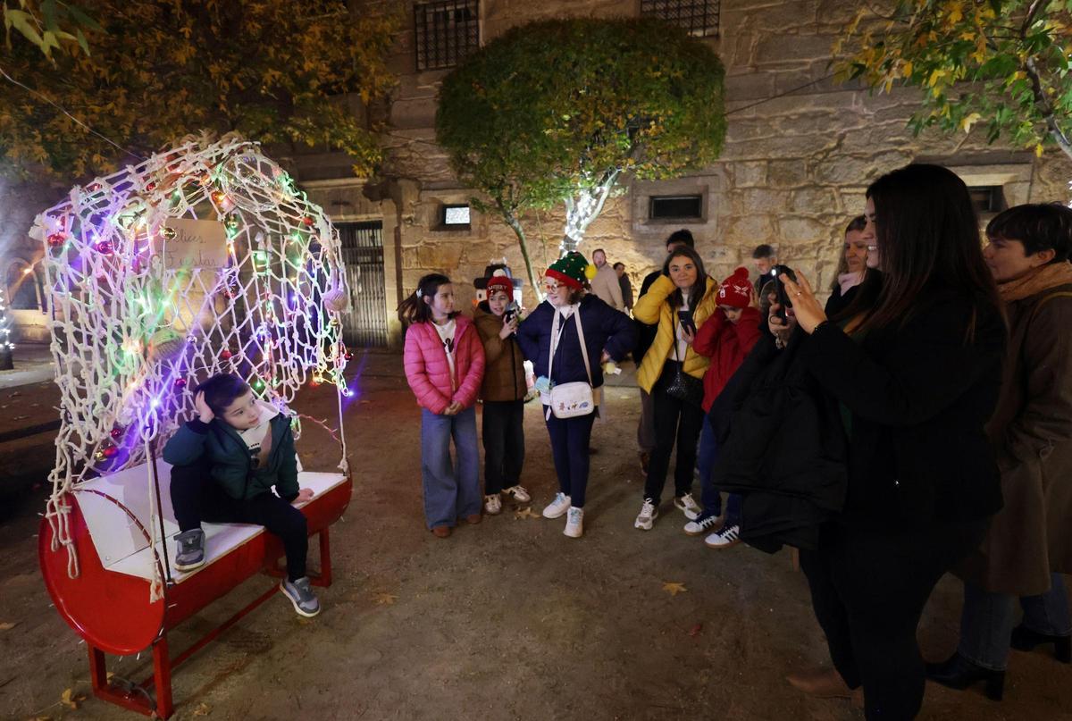 Baiona enciende sus luces de Navidad Baiona enciende sus luces de Navidad