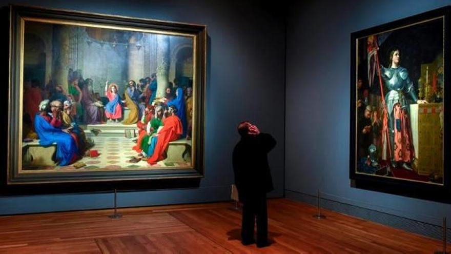 Imagen de la exposición de Dominique Ingres en el Museo del Prado de Madrid. EFE