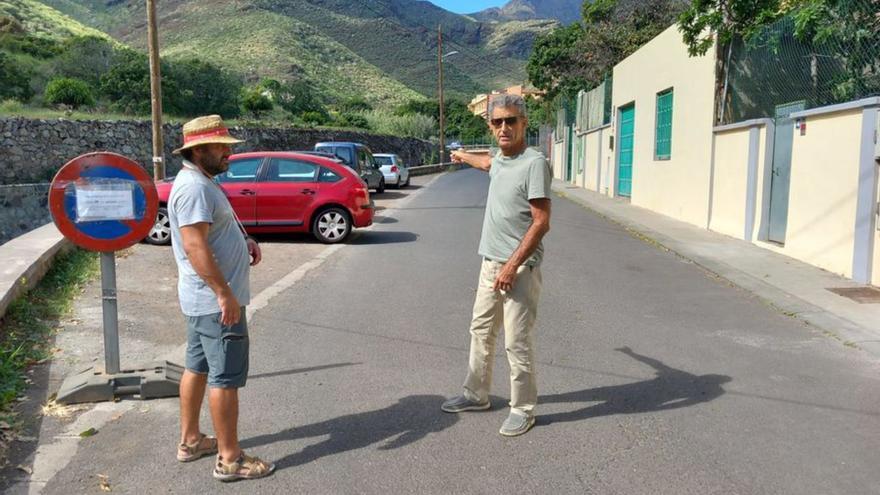 Public Services postpones the paving of the Camino de El Cercado in San Andrés