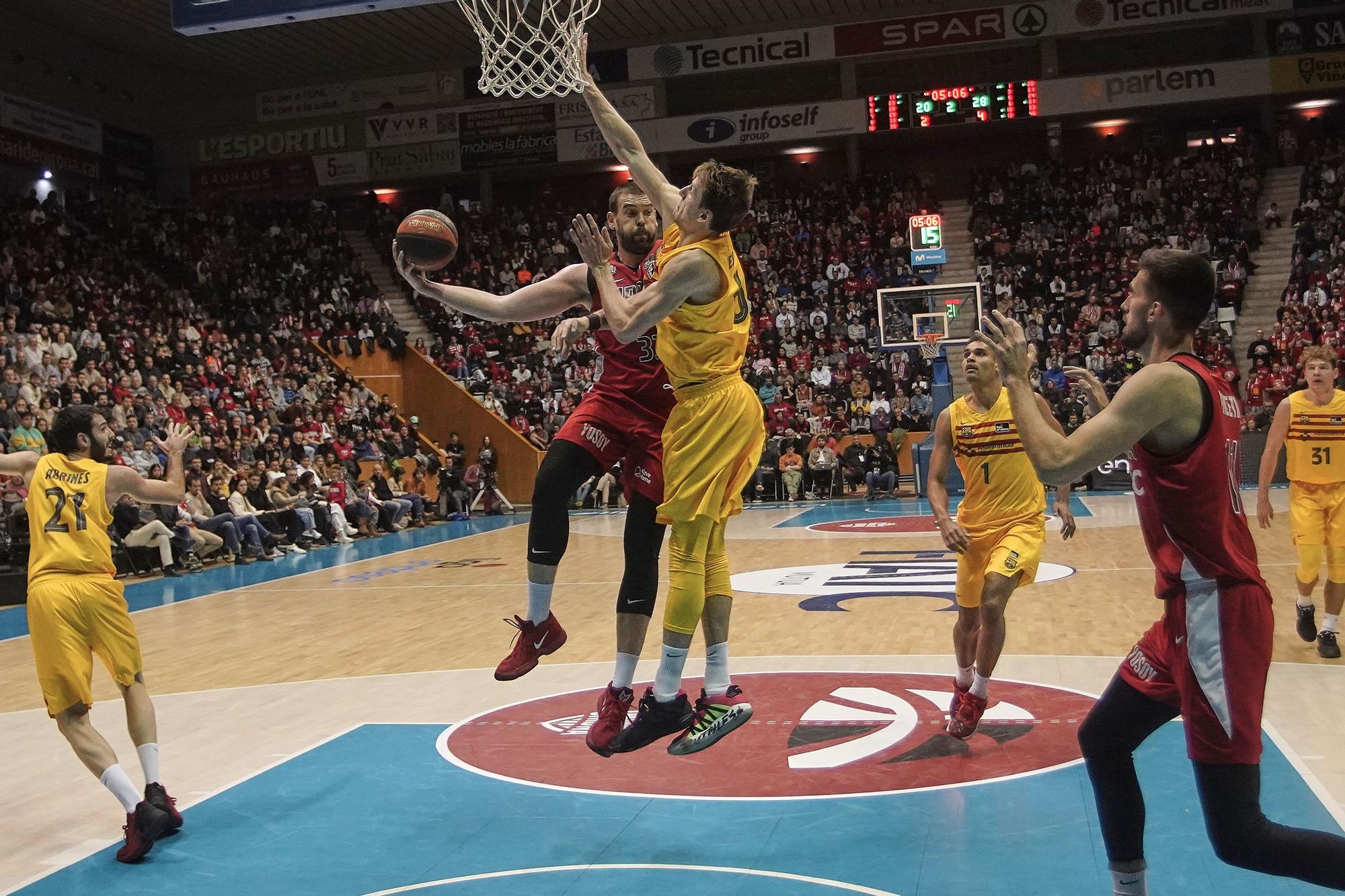 Les millors imatges del Bàsquet Girona - Barça