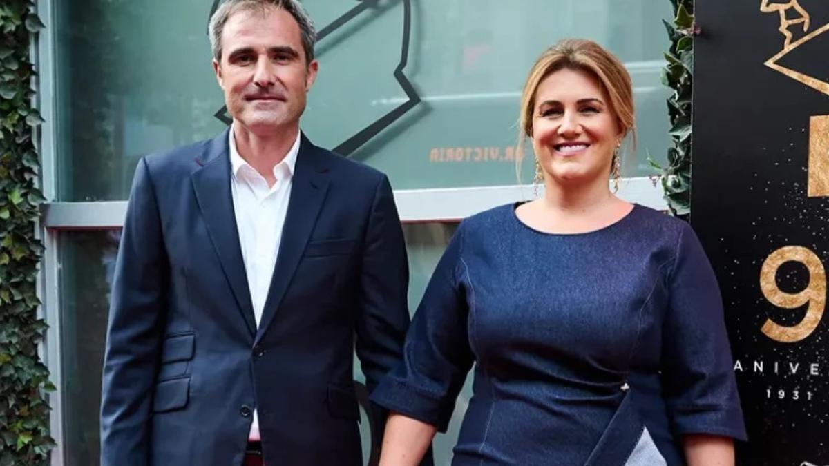 Carlota Corredera junto a su marido, Carlos de la Maza