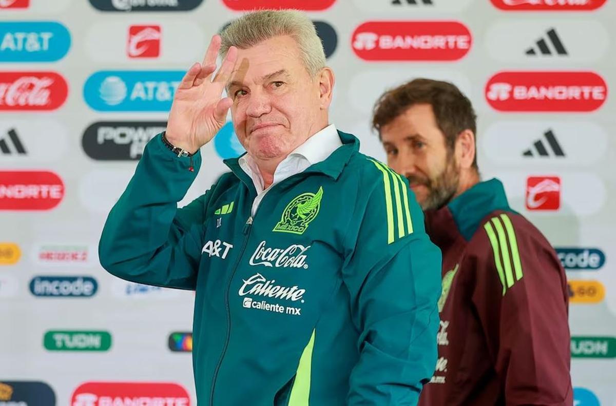 Javier Aguirre con la selección mexicana