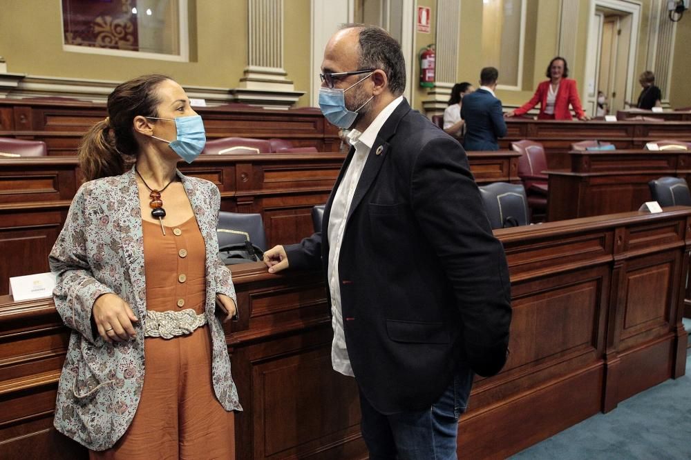 Pleno en el Parlamento de Canarias