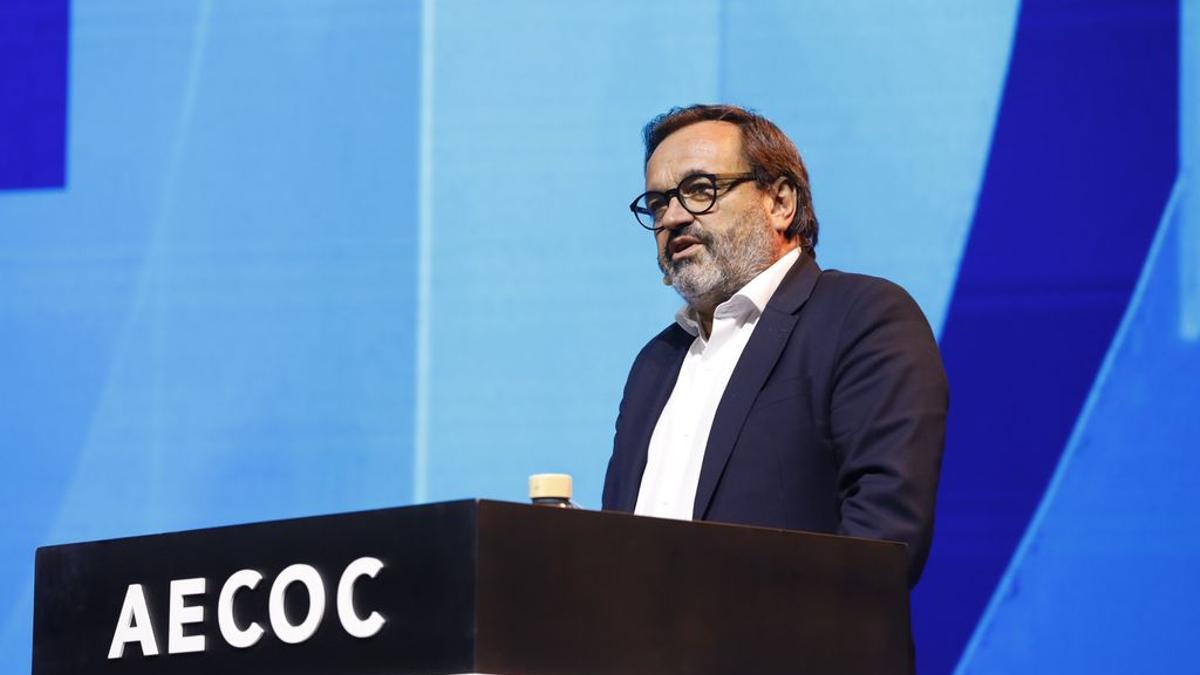 Ignacio González, presidente de Aecoc, en su discurso de clausura del 40º Congreso de Gran Consumo
