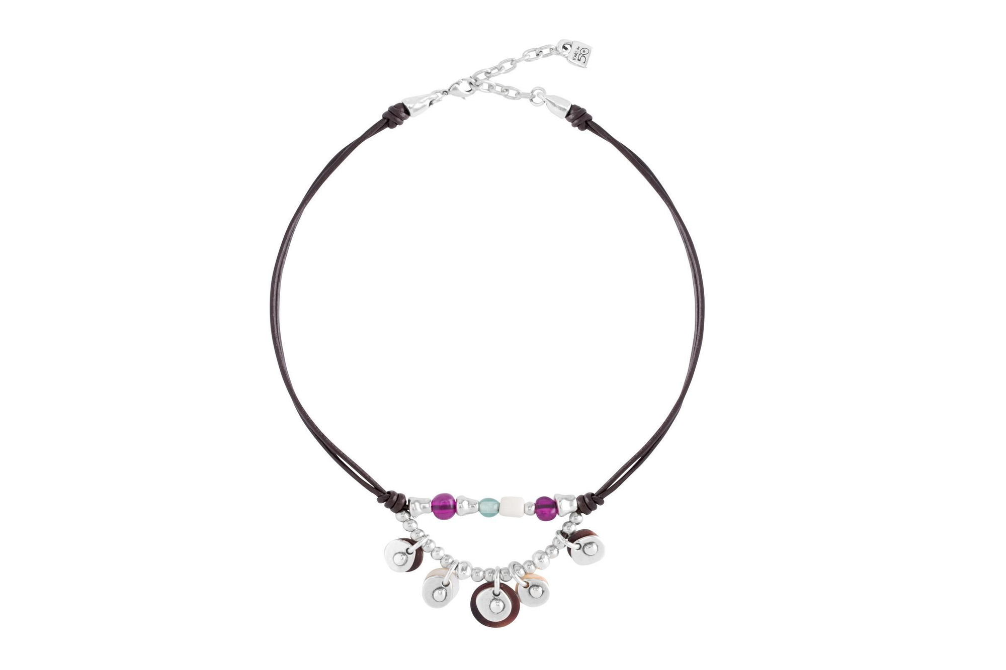 Joyería de verano: collar de cuero