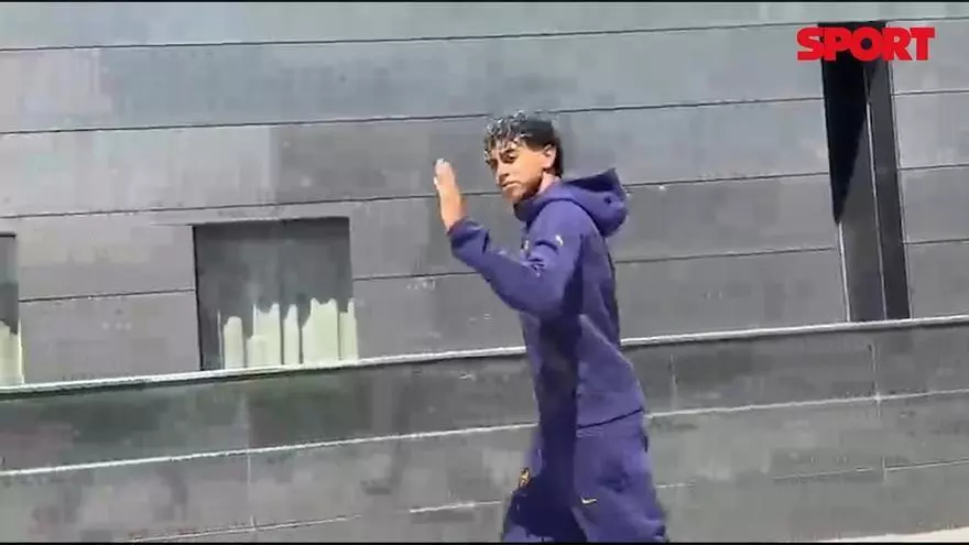 “Lamine, I love you” Así recibieron los turistas del Torre Melina al crack del Barça