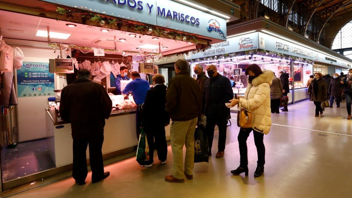 El mercado central, este viernes