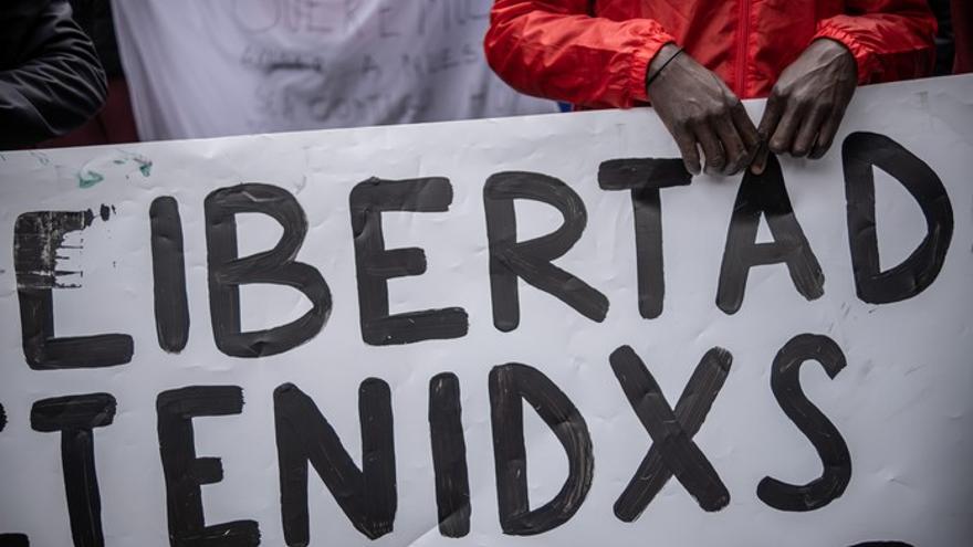 Manifestación en Tenerife contra las políticas migratorias