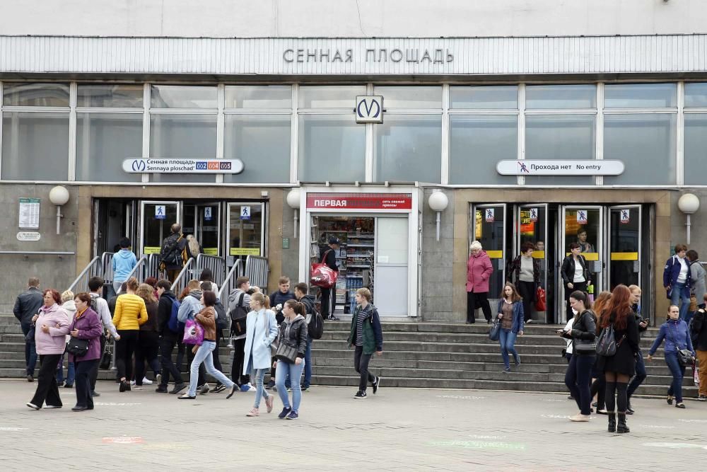 Atentado en el metro de San Petersburgo.