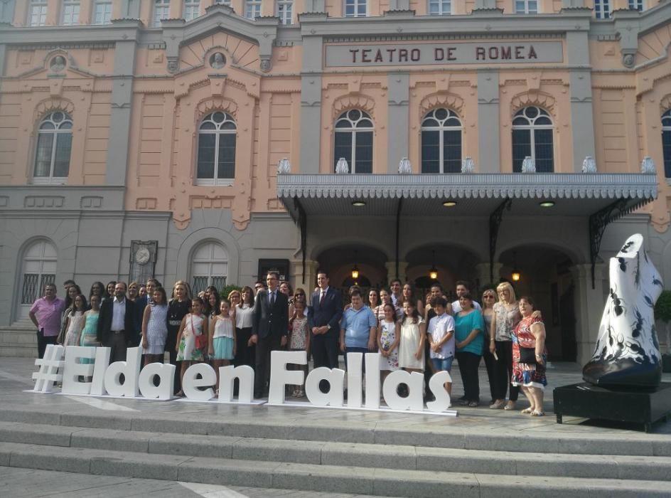 Convivencia de las candidatas a Fallera de Elda