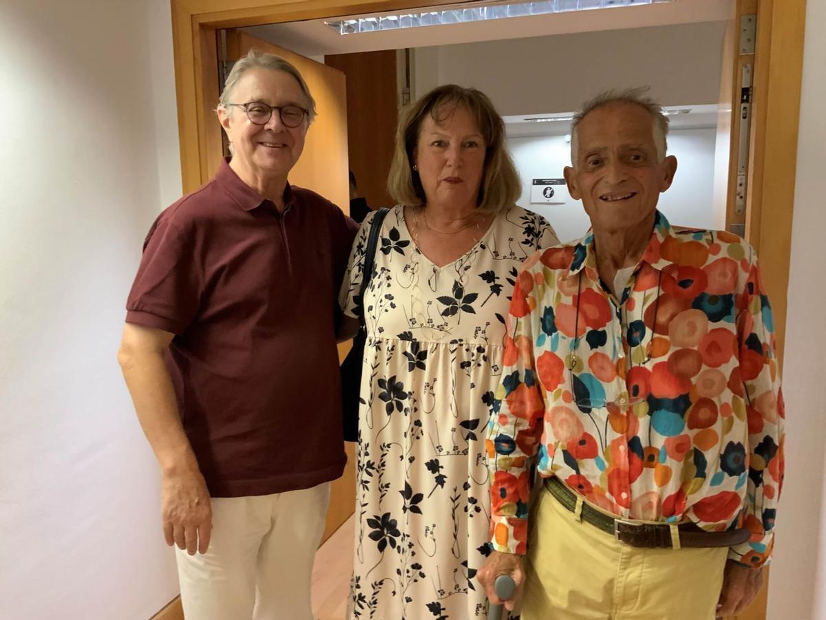 Víctor Pablo Pérez, Carmen Kemper y Enrique Rojas Guillén.