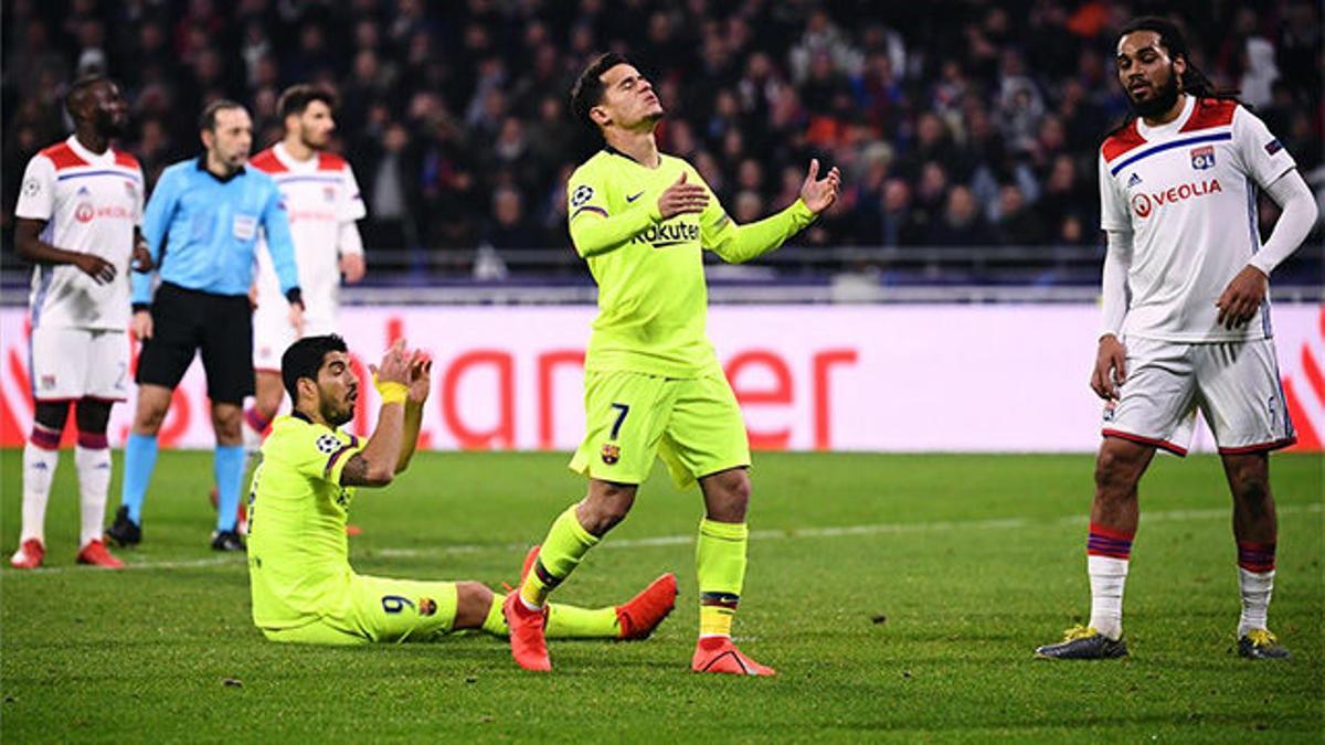 Se intentó todo, pero no entró nada: así fue el resumen del Lyon-Barça