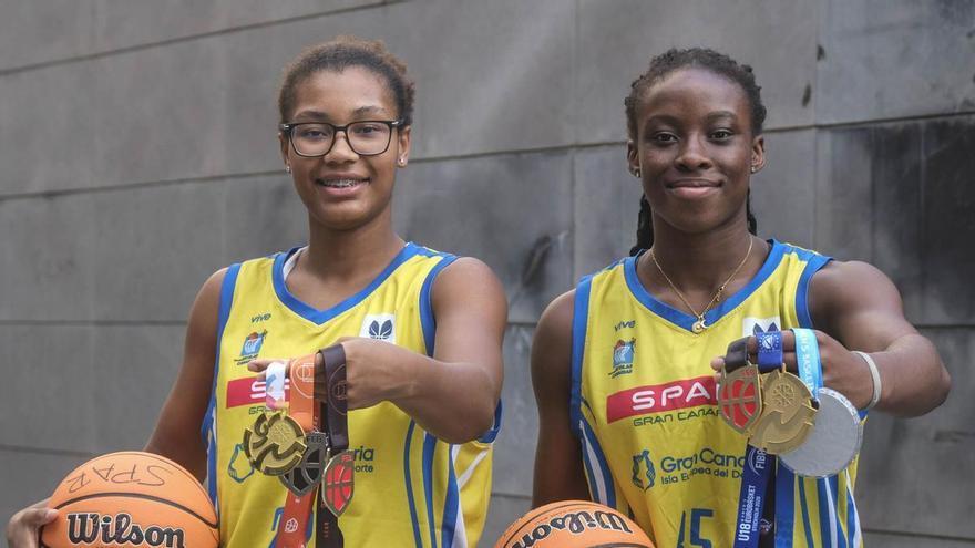 Trinity y Aisha, las joyas del SPAR Gran Canaria que brillan con España