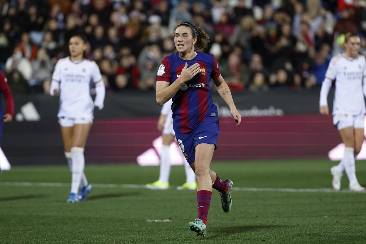 Supercopa de España Femenina. Semifinal FC Barcelona - Real Madrid, en imágenes