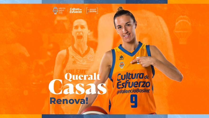 Queralt Casas seguirá en el Valencia Basket