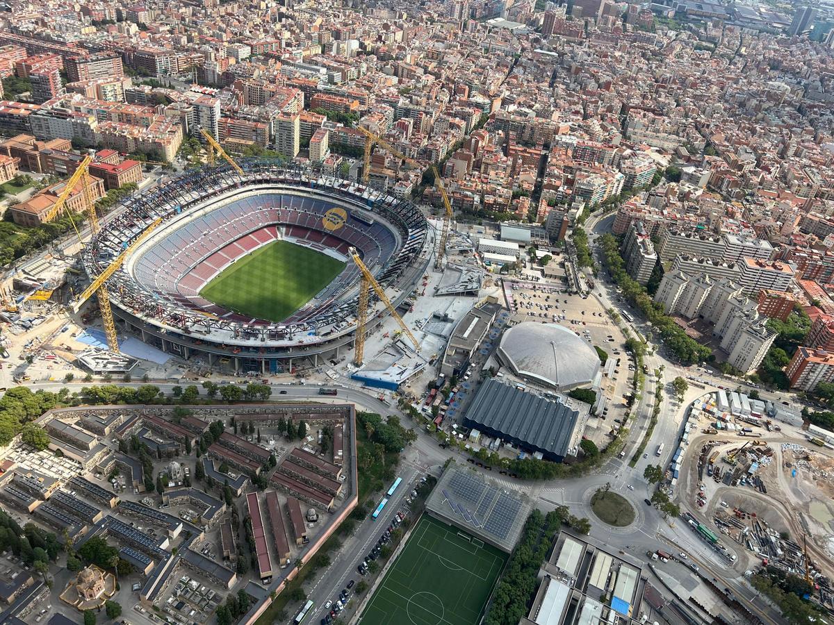 El Spotify Camp Nou sigue tomando forma entre la incertidumbre