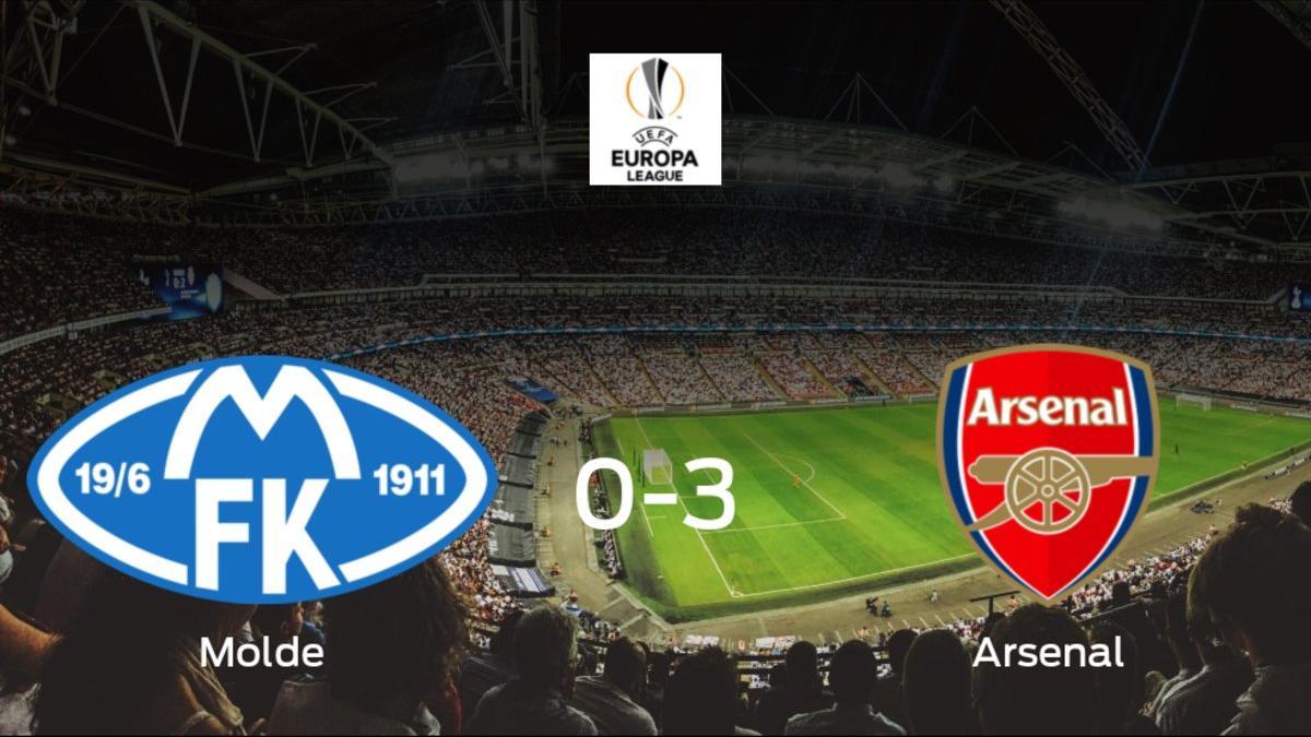 Goleada del Arsenal en el estadio del Molde FK (0-3)