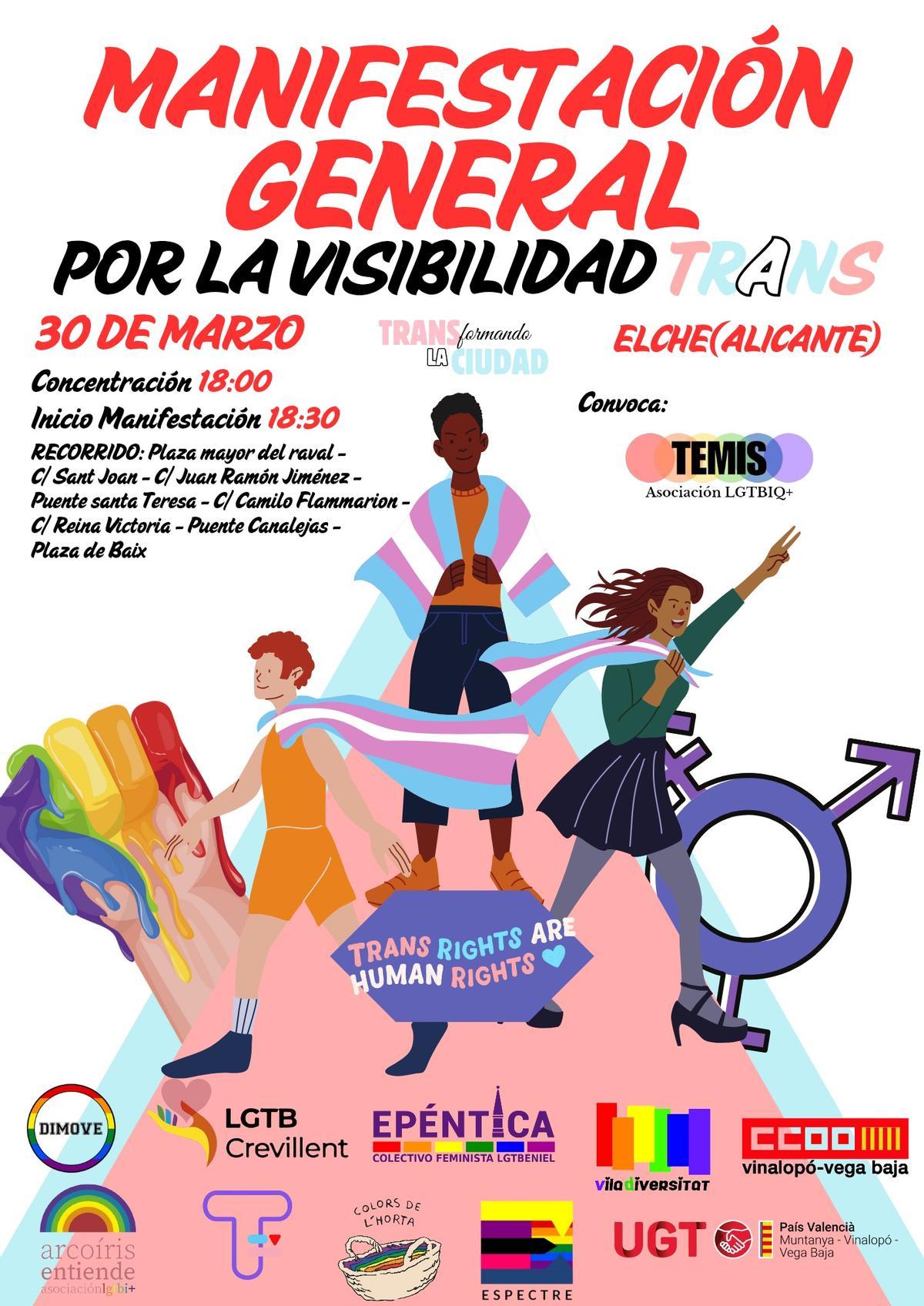 Cartel de la manifestación