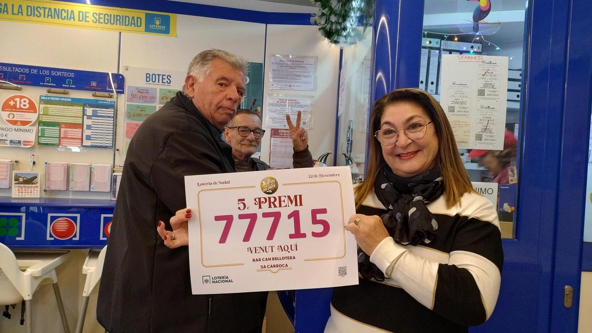 Lali Torres, propietaria del Bar Can Bellotera y responsable del punto de venta de loterías, abierto en 2016.