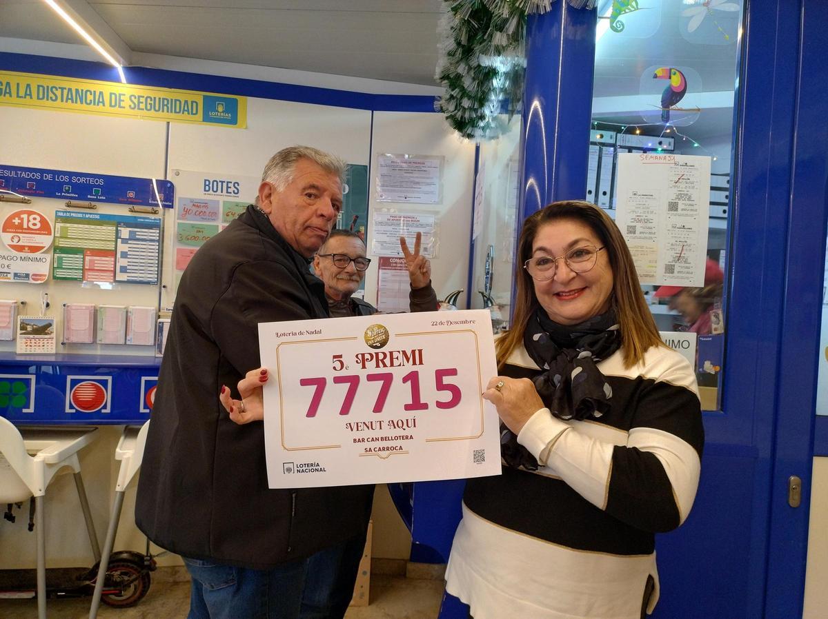 Lali Torres, propietaria del Bar Can Bellotera y responsable del punto de venta de loterías, abierto en 2016.