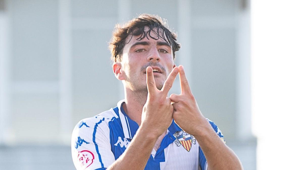 Javi López Pinto, jugador del CE Sabadell