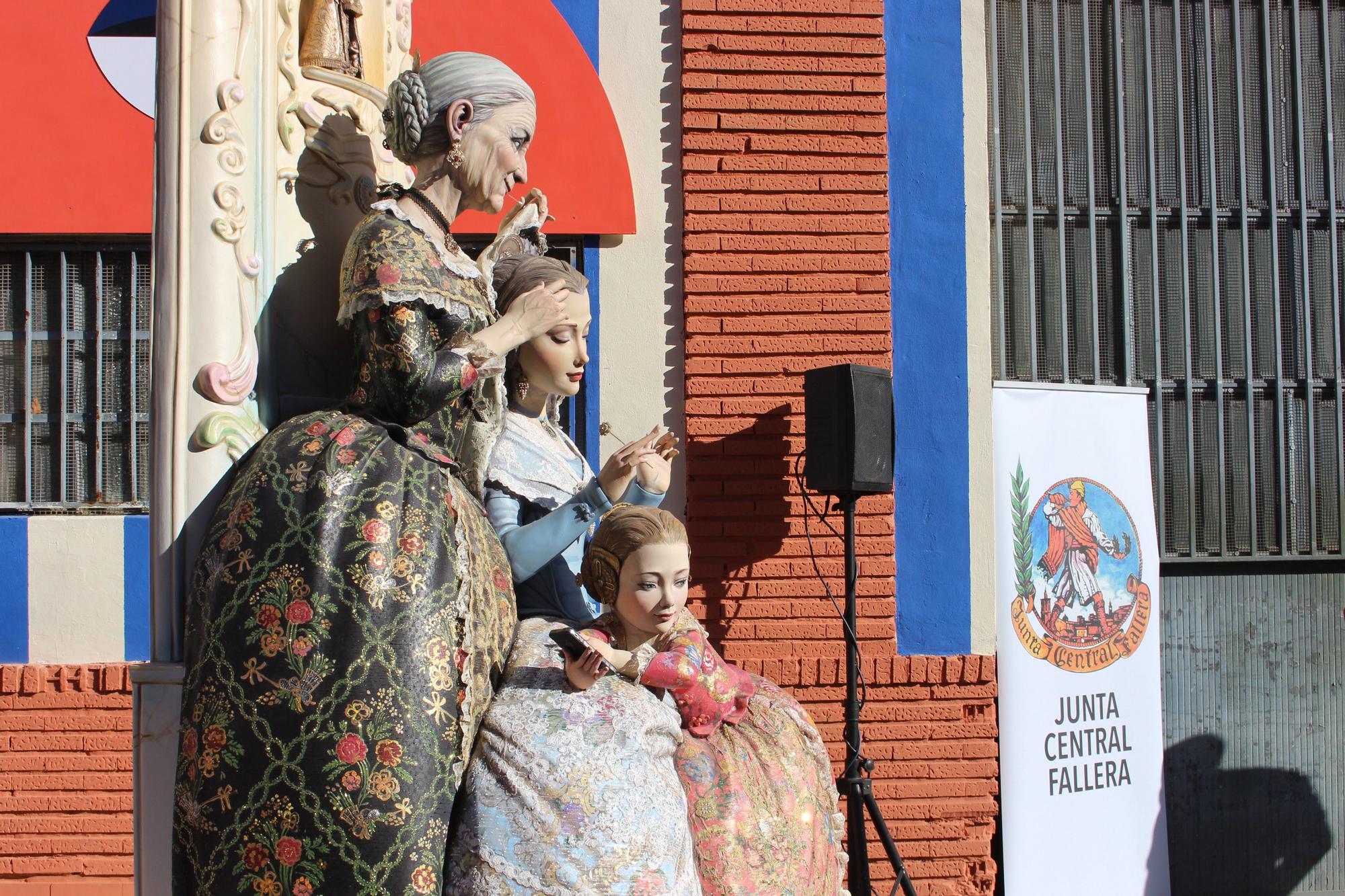 Homenaje a los "ninots indultats" de las Fallas 2020