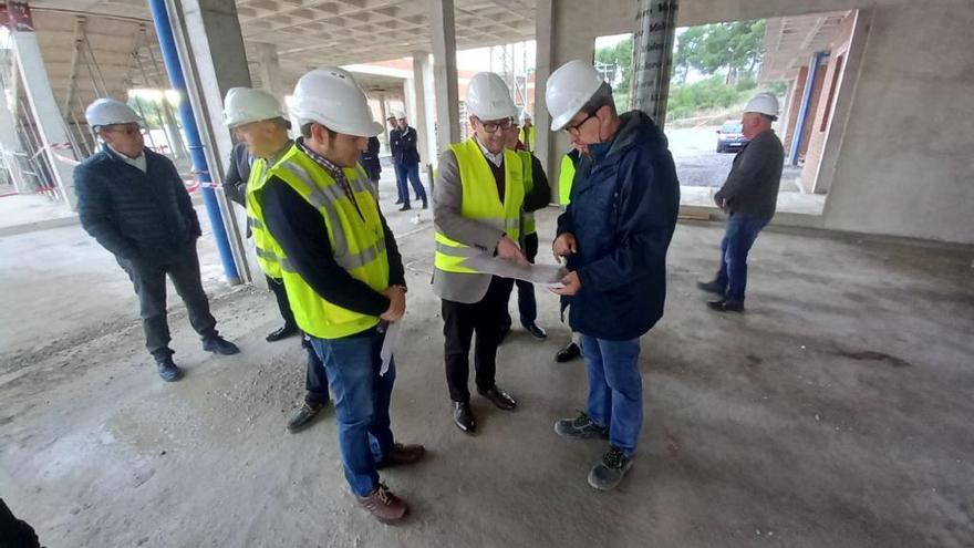 Obras del nuevo colegio de Soneja