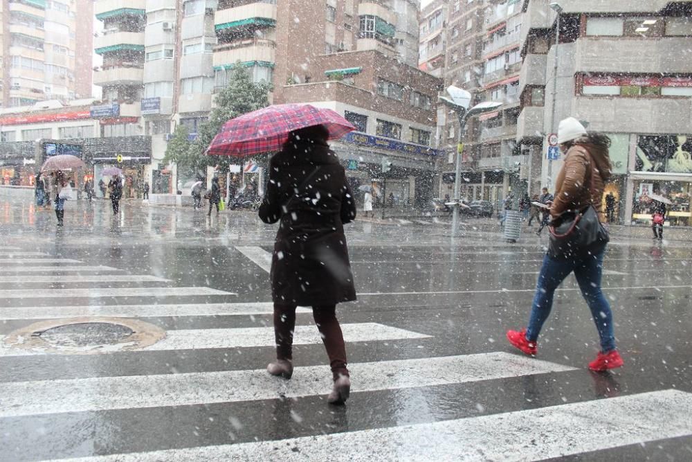 Nieve en Murcia