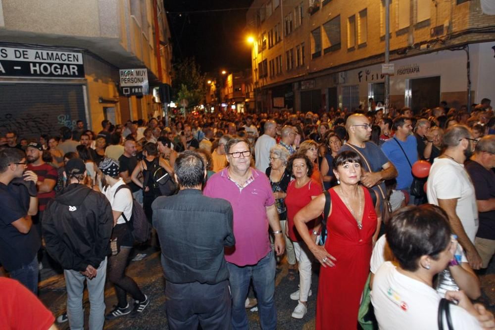 Tensión en El Rollo en el séptimo día de protestas por el soterramiento