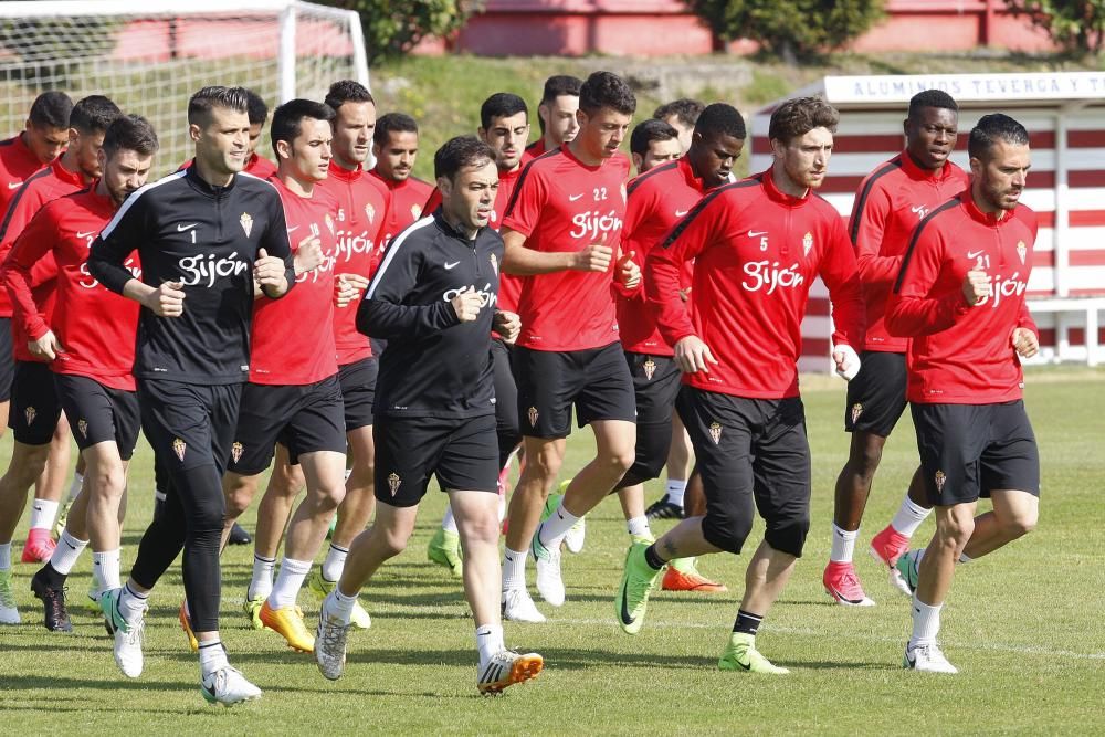 Galería entrenamiento Sporting