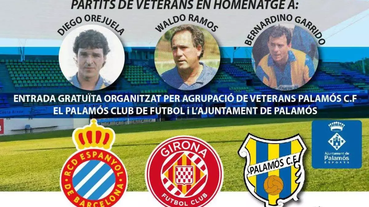 Palamós recuerda este sábado a Waldo Ramos, Orejuela y Garri